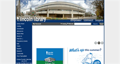 Desktop Screenshot of lincolnlibrary.info